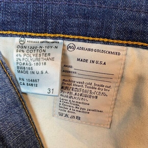 Ag Adriano Goldschmied Tomboy Crop  Relaxed Straight 31 - Picture 10 of 10